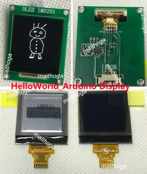 1.12 colių 4PIN/8PIN MCU Baltas OLED Aikštėje Ekrano Modulis SH1107 Ratai IC 96*96 IIC Sąsaja Smartwatch Ekrano ESP8266