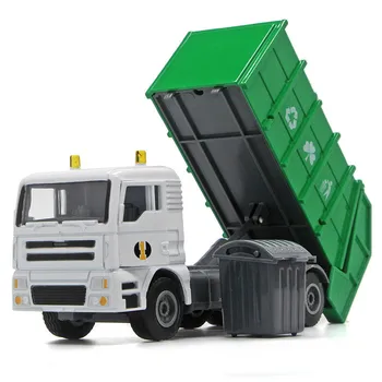 1:50 aukštas modeliavimas visą metalo lydinio modelis sanitarijos sunkvežimis savivartis surinkimo lygio modelis vaikams dovanos