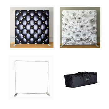 1 Stendas, 1 Dvipusis Pagalvę Fonas, Juodos spalvos Sofa su 3D White Popierinės Gėlės Fone