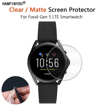 10vnt Iškastinio Gen 5 Gen5 LTE Smartwatch FTW60751F FTW40531F Ultra Clear / Matte Screen Protector, Minkštas Žiūrėti filmai -Ne Stiklo