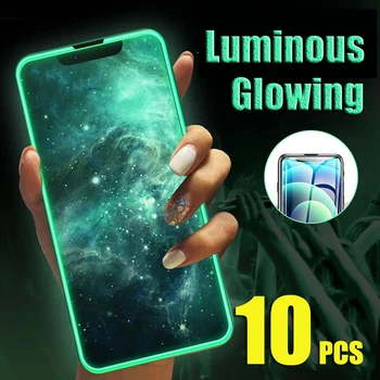 10vnt Šviesos Grūdintas Stiklas Žėrintis Screen Protector 9H Fluorescentinės Plėvelės Samsung Galaxy A04 A14 A24 A34 A54 A04E A04S