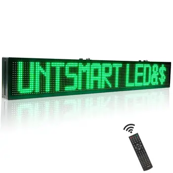 125 x 15cm Smart Led Ženklai Slinkimo Žinutę Valdybos RGB Led Matricos Ekranas Žalia 1-2 Eilutes