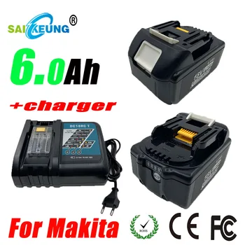 18V 6.0 AH Makita elektrinių Įrankių Baterijų keitimas Makita 18 Baterija BL1820 BL1850 BL1830 BL1860 BL1840 LXT400 6000mAh18650 Baterija