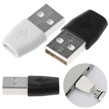 1PC USB 2.0 Adapter Type A Male į Mini USB Female Adapter Duomenų Perdavimo ir Įkrovimo QXNF