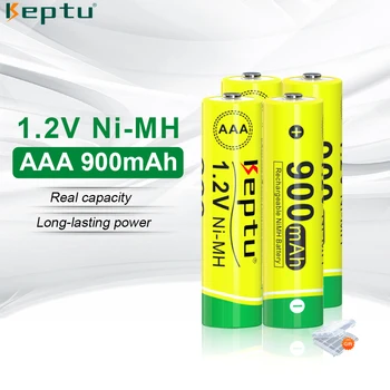 2-12 VNT AAA Baterijos 1.2 V Ni-MH Baterijas 900MAH 3A aaa Pelės žibintuvėlis baterija su Dovana AAA/AA Baterijų Laikiklį