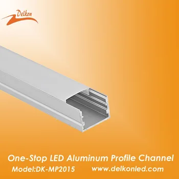 20*15 mm Aliuminio Profilis 2M/6.6 ft 17mm Vidinis Plotis Sumontuoti LED Juostos Kanalo Būsto Ekstruzijos Kelio