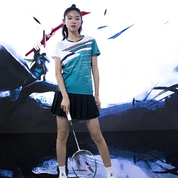 2023 Naujas Kawasaki Naujas Vyrų ir Moterų Badmintono Greitai-džiovinimo Kvėpuojantis Marškinėliai T-shirt A1932 A2932 trumparankoviai