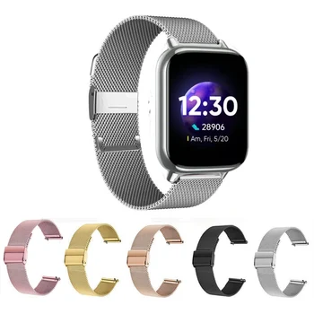 20mm Milano Žiūrėti Dirželis DIZO Žiūrėti 2 Realme TechLife Smart Watch Verslo Pakeitimo Watchband Už Realme Žiūrėti Apyrankė
