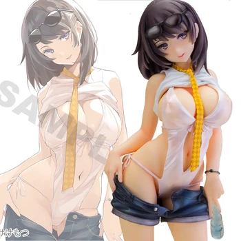 28CM Anime Alphamax Skytube Toshiue Kanojo Seksuali Mergina, 1/6 PVC Veiksmų Skaičiai Suaugusiųjų Hentai Kolekcijos Lėlės Modelis, Žaislai, Dovanos