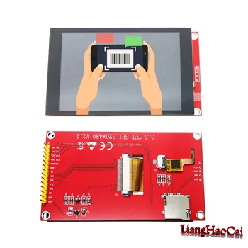 3,5 colių gamyklos electronica esp32 TFT LCD Modulis Nuoseklųjį Prievadą SPI Ratai ILI9488 ILI9486 su talpinė multi-Touch RGB320 * 480