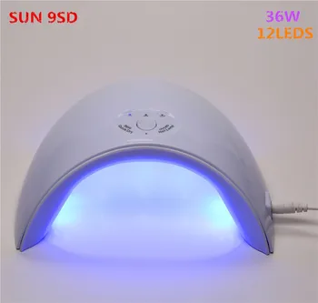 36W LED Lempos, Nagų Džiovintuvas Led UV Ledo Lempa Gelio Džiovinimo lenkijos Laikmatis Automatinis Jutiklis, Aukštos Kokybės Manikiūro Įrankiai