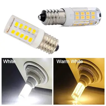 3Pcs Mini 5W E17 Kukurūzų Lempučių Lempa Sietynas, Lemputės, Halogeninės Lemputės, Lempos, LED Šviesos Apšvietimo Lemputės