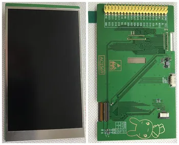 4.3 colių IPS 16.7 M TFT LCD Ekranas su Adapteriu Valdybos LG4572B Ratai IC 480*800 RGB Sąsaja