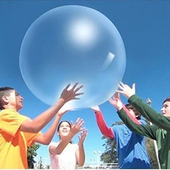 40/50/70cm Viduryje Pripučiami Vandens Balionas Kamuolys TPR Bubble Ball Be Oro Siurblys Lauko Vandens Parkas Tėvų-vaikų Žaislai