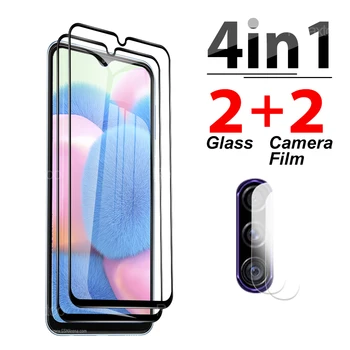 4in1 Grūdintas Stiklas Samsung A33 A30s Screen ProtectoR Ir Fotoaparato Filmas 
