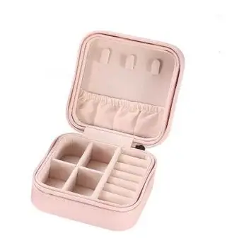 50 gabalas/daug rinkinį moterų Mini Auskarai Papuošalai, Dėžutės užtrauktukas Kelionės Nešiojamų papuošalų dėžutė atostogų dovanų