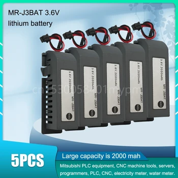5VNT 100% Originalus Prekės ženklo Naujų MR-J3BAT C119A 3,6 V 2000mAh Li-on PLC Baterija Skirta CNC Sistemos M70 Servo