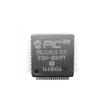 5VNT PIC32MX575F512H-80I/PT PIC32MX575F512H-80I PIC32MX575F512H TQFP64 Naujas originalus ic chip sandėlyje