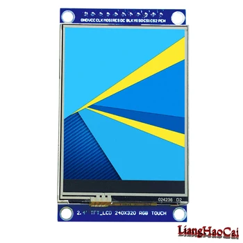 8/11 pin su lietimui Modulis 2,4 colių TFT LCD ekranas ekrano ILI9341 240xRGBx320 platus vaizdas horizontalus vertikalus Vaizdo