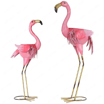 Amerikos Šalyje Retro Geležies Meno Flamingo Vazonas Apdaila, Balkonas, Sodas, Kiemelis B & B Kūrybos Dekoratyvinis Vazonas