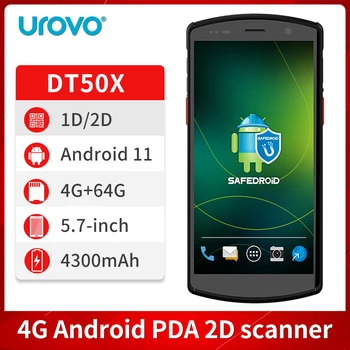 Android 11 UROVO DT50 Android pda vienmatė dviejų matmenų rankinį duomenų surinkėjas-sandėlio logistikos atsargų scan