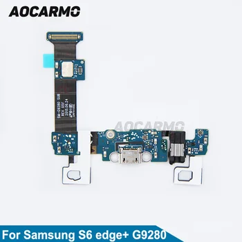 Aocarmo USB Įkroviklis Įkrovimo lizdas Dokas Flex Kabelis Samsung Galaxy S6 Edge+ Plius SM-G9280