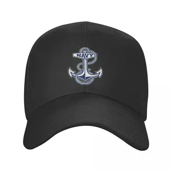 Asmeninį JAV karinio jūrų Laivyno Akademija Inkaro Emblema Beisbolo kepuraitę Moterys Vyrai Kvėpuojantis Tėtis Skrybėlę Streetwear Snapback Skrybėlės Vasarinės Kepurės