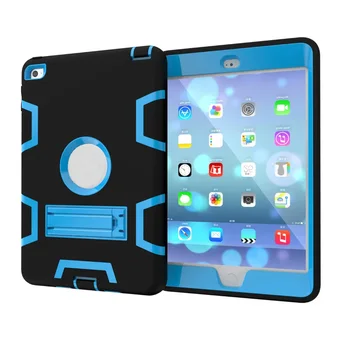Atsparus smūgiams Kietajame KOMPIUTERIO Stovas Tablet Atveju Fundas iPad 4 5 2019 Mini4 Mini5 5-7.9 A2133 A2124 Padengti Coque Silikono Apvalkalas