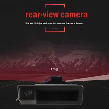 Automobilio bagažo skyriaus Rankena, galinio vaizdo Kamera, Atbulinės eigos vaizdo Kamera - E60 E61 E70 