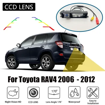 Automobilio Galinio vaizdo Kamera Toyota RAV4 2012 2011 2010 2009 2008 2007 2006 Naktinio Matymo Atvirkštinio Atsarginės Fotoaparato Priedai