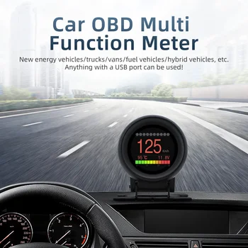 Automobilio Smart Digital Multi-Funkcija Signalo Matuoklis A205 Ekranas, Greitis, Degalų Sąnaudos Temperatūros Indikatorius Obd2 Gabaritas Aišku, Klaidos Kodas