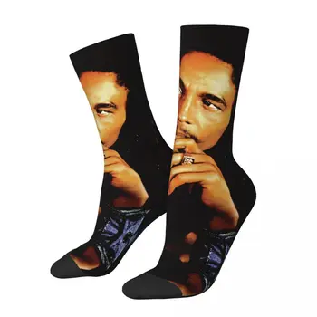Bobs Ir Marley (2) Spalvų kontrastas kojinės Elastinės Kojinės Juokinga Naujiena Klasikinis R362 Broilerių