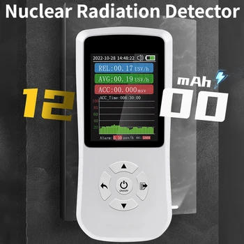 Branduolinės Spinduliuotės Detektorių Spalvos skaitmeninis Ekranas Ekranas Geigerio Skaitiklis Asmeninis Dozimetras Marmuro Detektoriai, Beta, Gama X-ray įrankis