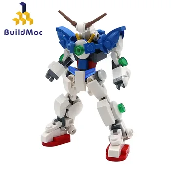 Buildmoc Mecha Anime ASW-G-08 RX-78 Robotas Mechaninė Duomenys Karių Nustatyti, nelyginant Žaislai, Plytos Vaikams Gimtadienio Dovanos Žaislas
