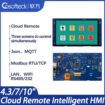 Cosofteck-C043AL 4.3 colių 480*272 smart HMI skydelis pramonės di jutiklinis ekranas įterptųjų Modbus rtu tcp planšetinio kompiuterio RS232 RS485 ekranas