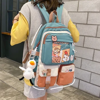 Cute bunny Kuprinę Mados Kuprinė Pečių Krepšiai, Anime cosplay korėjos versija Mokyklos Maišą Mochilas Studentų Kuprinė dovanos