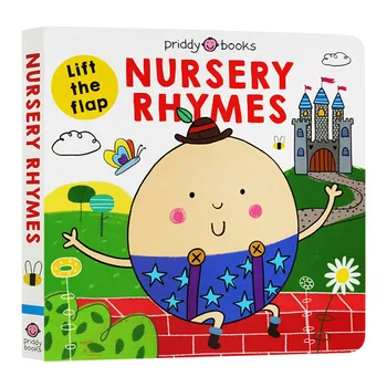 Darželio Rimuojasi, Roger Priddy Baby Vaikų knygos metų 1 2 3, anglų paveikslėlių knygą 9780312529833