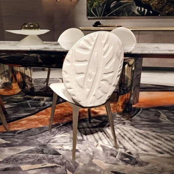 Dinette Kambarį Šiaurės Valgomojo Kėdės Lounge Aksomo Miegamasis Žaidėjus Stalas Dizaino Kėdė Dizaineris Karieta Virtuvės Baldai