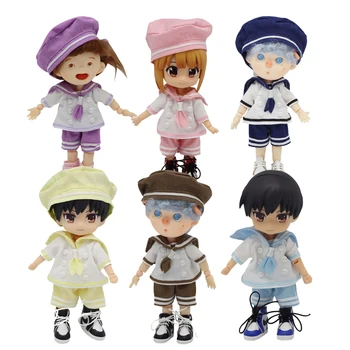 drabužių Obitsu11 OB11 1/12 lėlės lėlės Sailor kostiumą galima cu-poche OB11 lėlės priedai lėlės Sailor kostiumas kailis