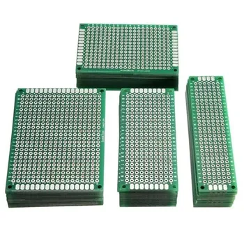 Dvipusis spausdintinės plokštės PCB prototipų, FR-4, 2.54 mm, 40 vienetų viename partija