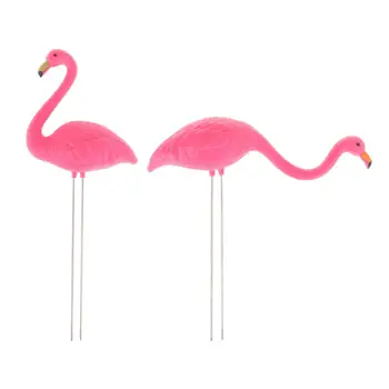 Flamingo Sodo Kuolo Statula Figūrėlės Kieme Ornamentu Šalies Kiemo, Lauko Papuošimai Veranda už Vazonas Sodinamoji Pavasario Prieškambario