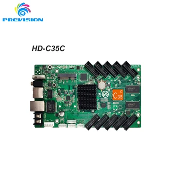 HD-C35C USB+2 Ethernet(gali būti naudojamas kaip siųsti kortelės) Asinchroninis Vaizdo Full LED Kontrolės Kortelės led vaizdo sienos pantalla