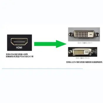 HDMI į DVI Garso ir Vaizdo 1080p Grabber vaizdo perdavimo naudoti HDMI DVI monitorius LCD ekranas displayer