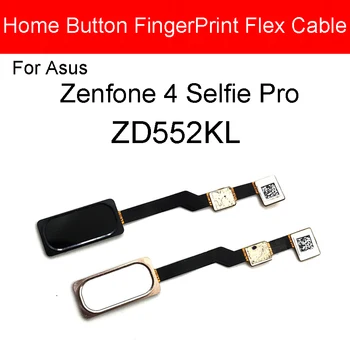 Home Mygtuką, pirštų Atspaudų Flex Kabelis ASUS Zenfone 4 Selfie Pro ZD552KL Meniu Palieskite ID Jutiklis Flex Juostelės atsarginės Dalys