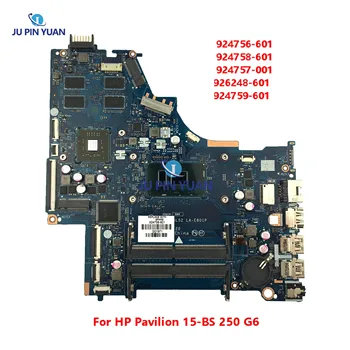 HP Pavilion 15-BS 250 G6 Laptop Plokštės LA-E801P 924757-001 926248-601 924759-601Mainboard 924756-601 924758-601