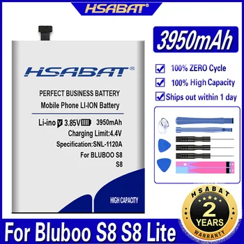 HSABAT 3950mAh Baterija Bluboo S8 / S8 lite Baterijos