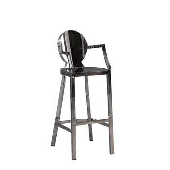 Individualų Baro Taburetės Modernus Nerūdijančio Plieno Baro Kėdės, Aukšta Kėdutė Kavos Parduotuvė Paprasta Registratūra Aukštos Taburetės Kūrybos Porankiai Kėdė