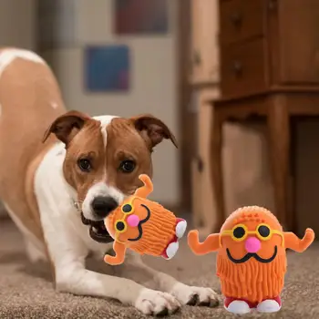 Interaktyvus Piskliwy Šuns Žaislas Mielas Geek formos Šunį Kramtyti Žaislas Dantų Valymas Šunų Žaislų, Žaidimų Ir Kramtomoji Įdomus Šuo Reikmenys