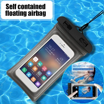 IP68 Universali Vandeniui Telefono dėklas Plaukimo Krepšiai, Vandens įrodymas Krepšys, Mobiliojo Telefono Dėklas PV Padengti Xiaomi 