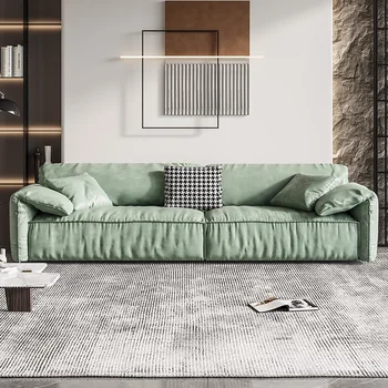 Italijos minimalistinio audinio sofos dizaineris matinio technologijos audinio dramblys ausis sofa-lova, gyvenamasis kambarys mažas šeimos Šiaurės stilius
